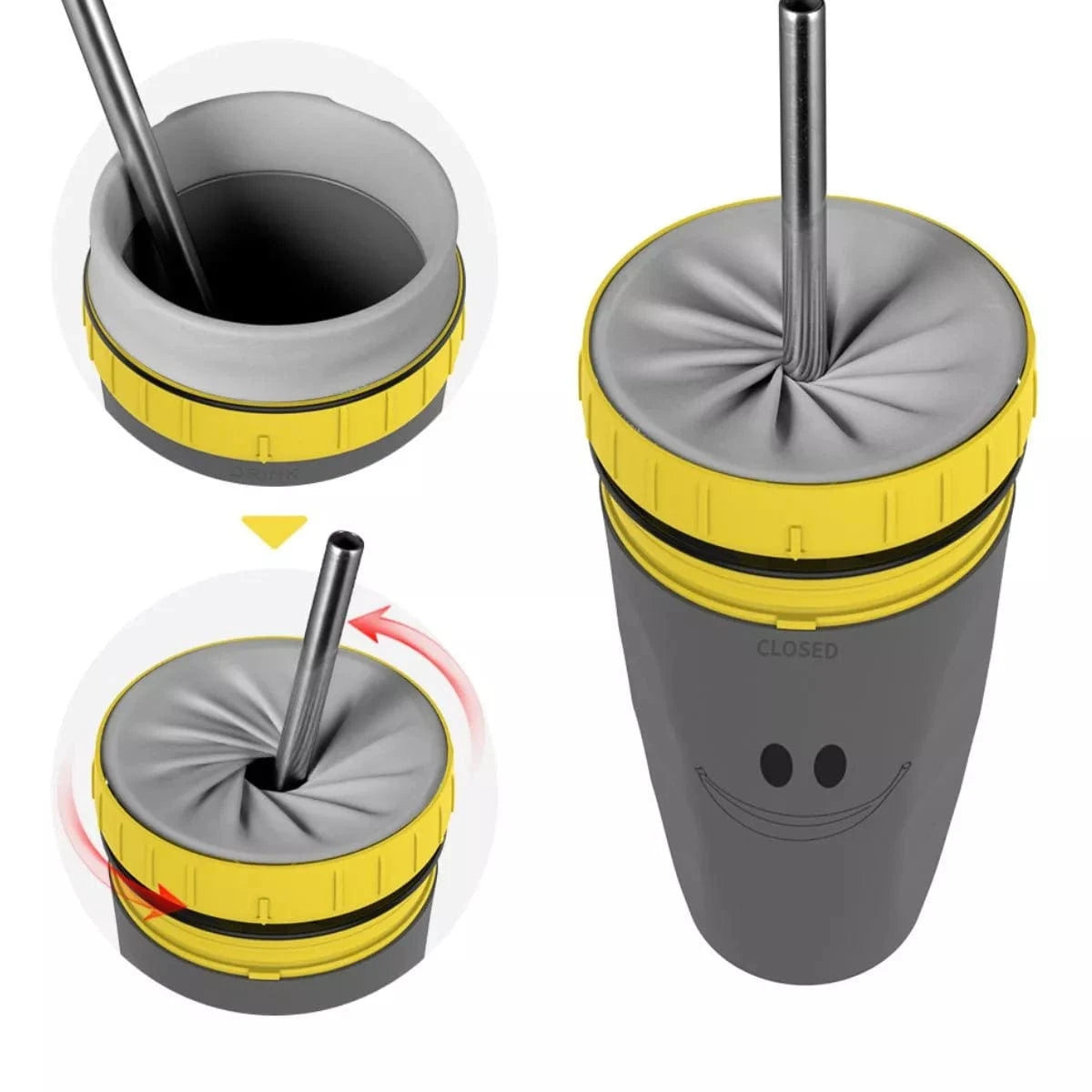 Fashorio Home Decor Accents Christmas Cartoon Character Kettle with Straw