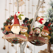 Fashorio Home Decor Accents Christmas Doll Wreath Ornament