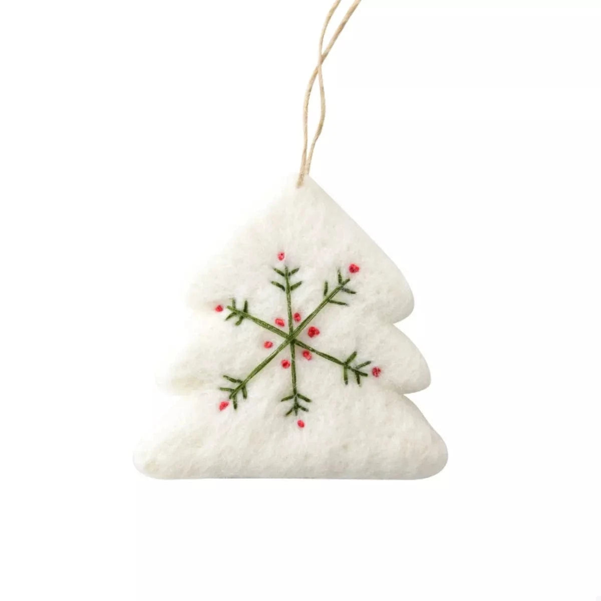 Fashorio Home Decor Accents Christmas Felt Snowflake Ornament