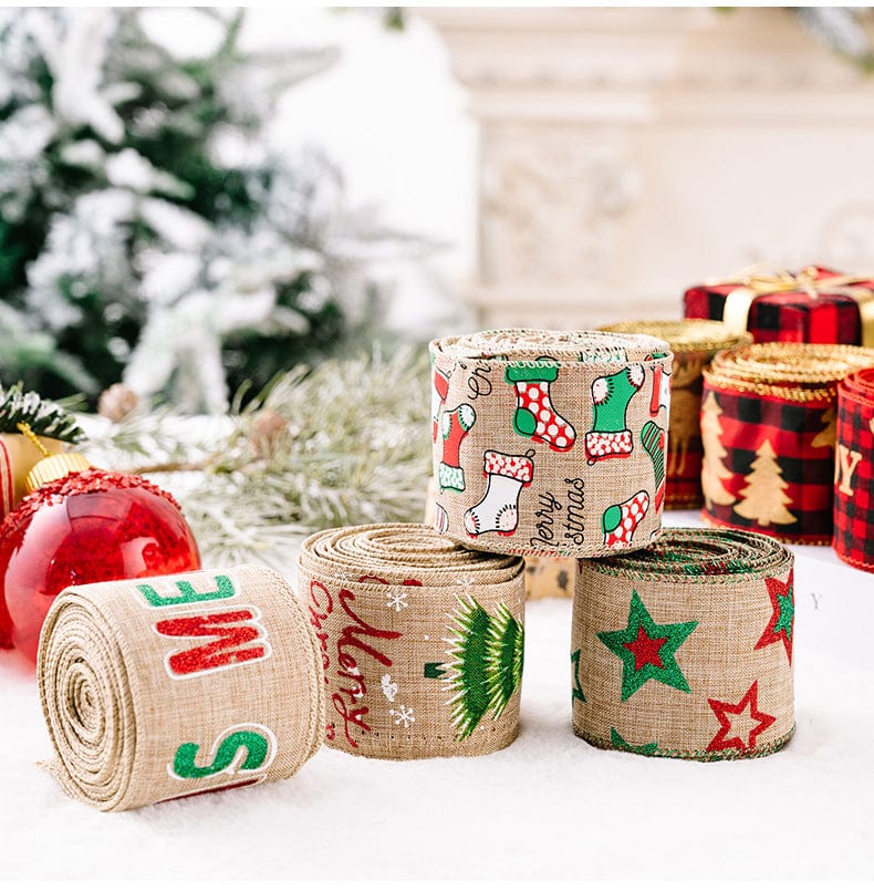Fashorio Home Decor Accents Christmas Polyester Ribbon