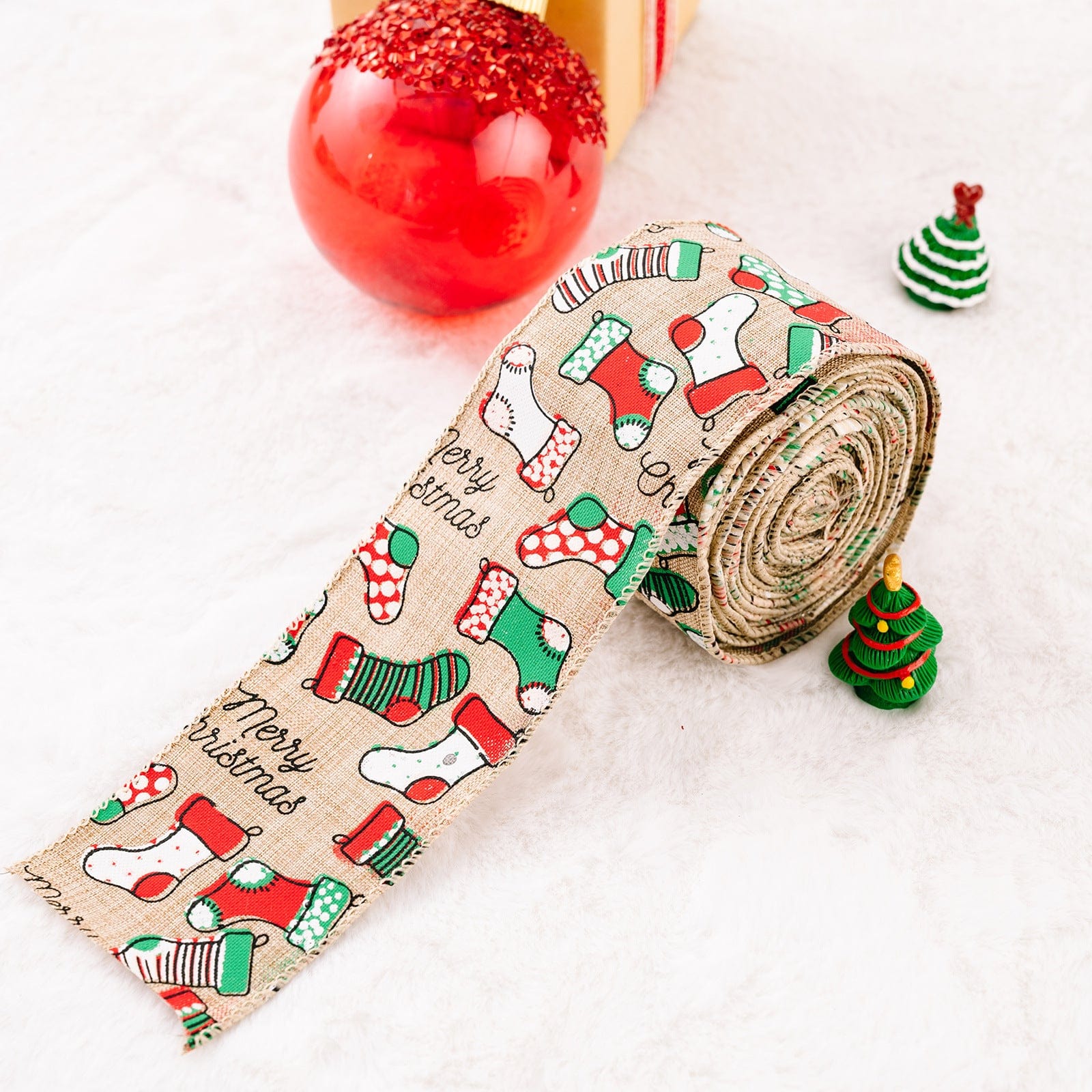 Fashorio Home Decor Accents Christmas Polyester Ribbon