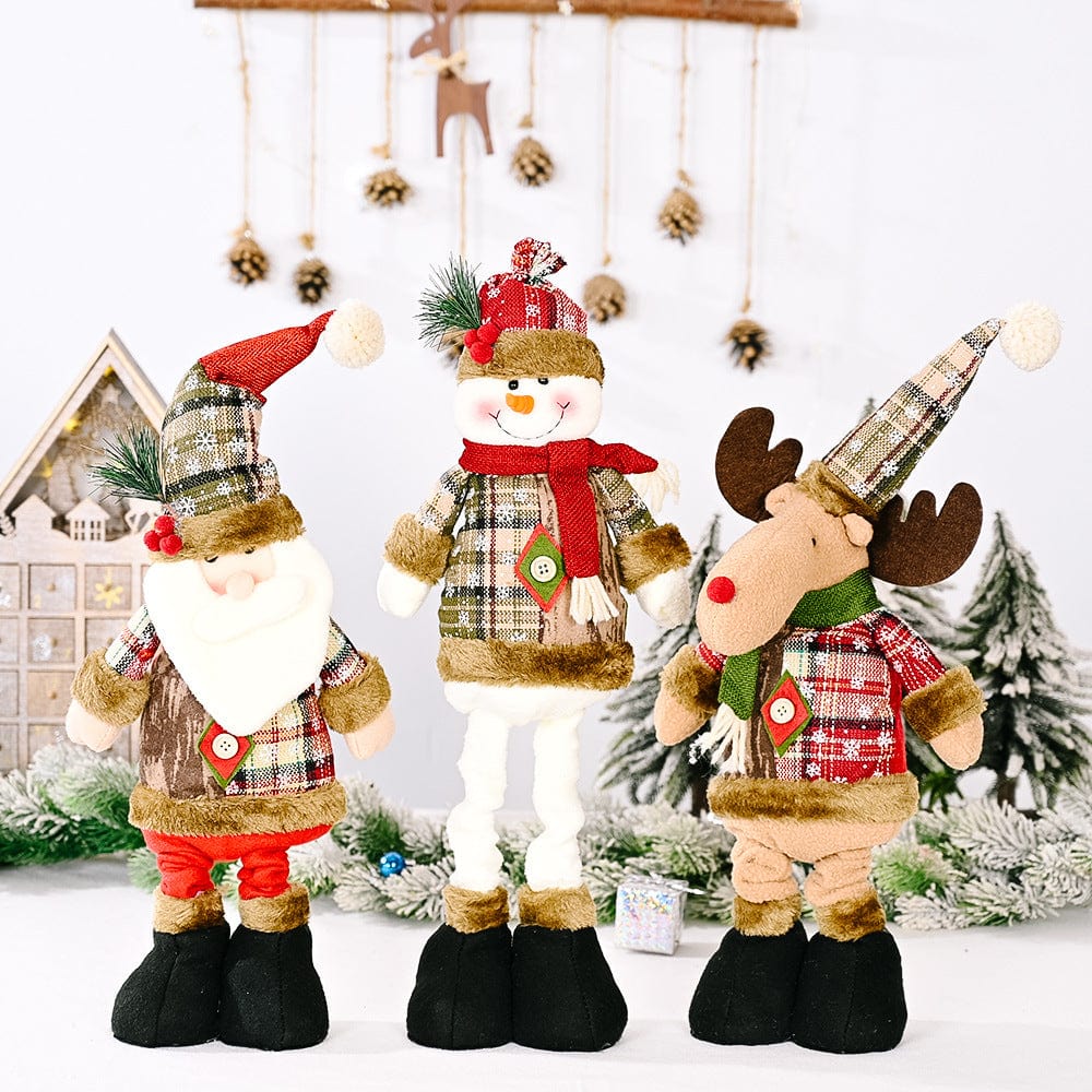 Fashorio Home Decor Accents Christmas Telescopic Leg Doll
