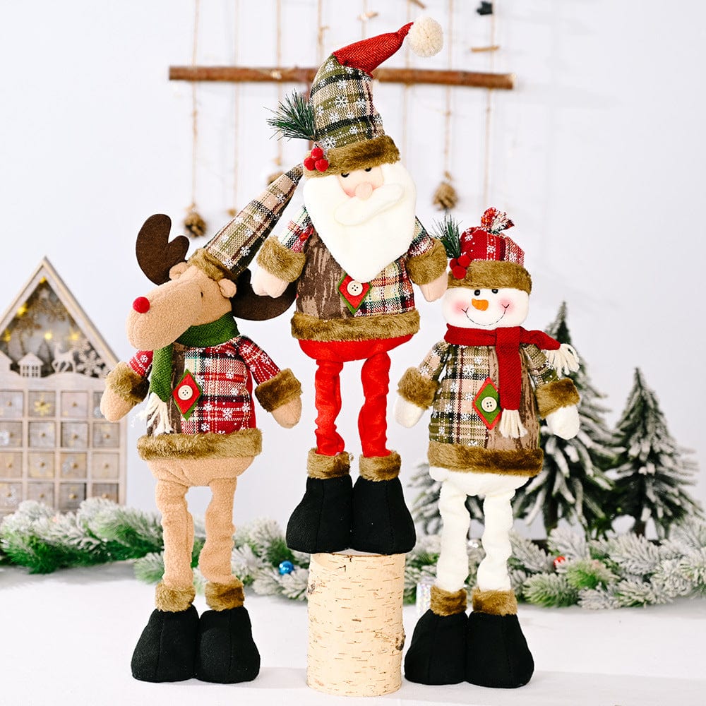 Fashorio Home Decor Accents Christmas Telescopic Leg Doll
