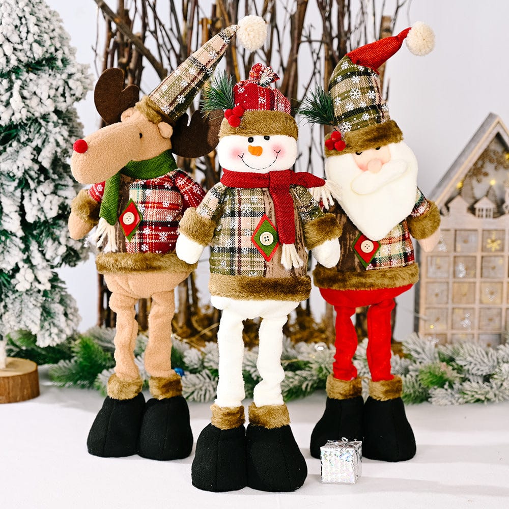 Fashorio Home Decor Accents Christmas Telescopic Leg Doll