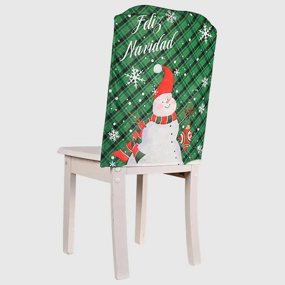 Fashorio Home Decor Accents Dark Green / One Size Christmas Chair Cover