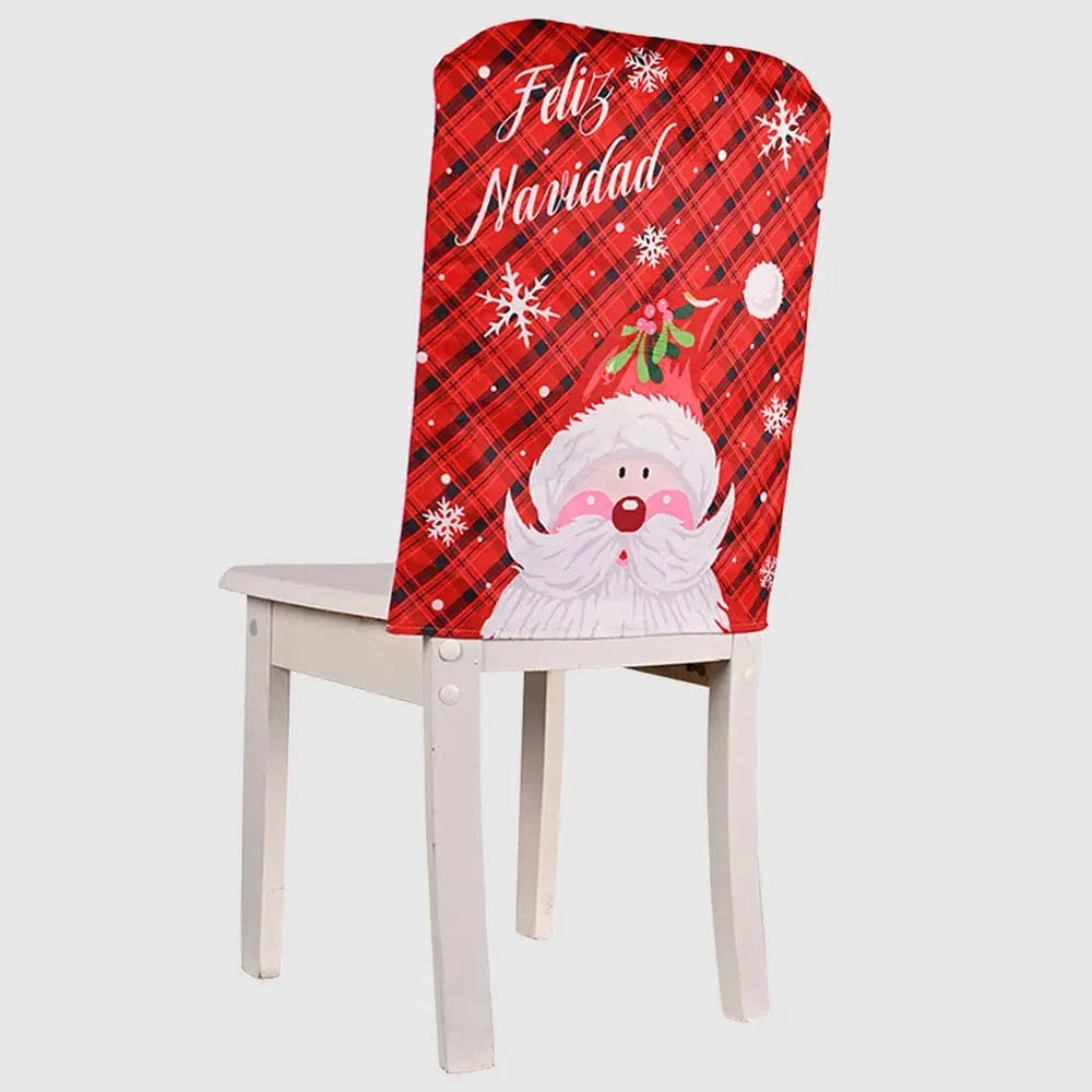 Fashorio Home Decor Accents Deep Red / One Size Christmas Chair Cover