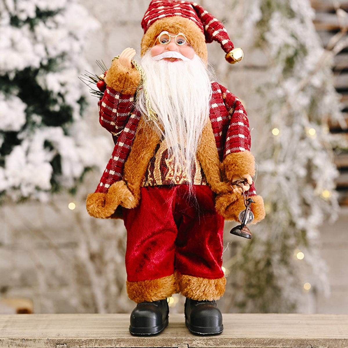 Fashorio Home Decor Accents Deep Red / One Size Santa  Claus Gnome