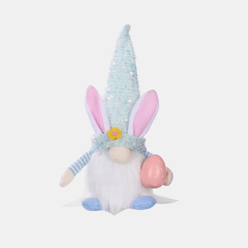 Fashorio Home Decor Accents Easter Sequin Pointed Hat Faceless Gnome