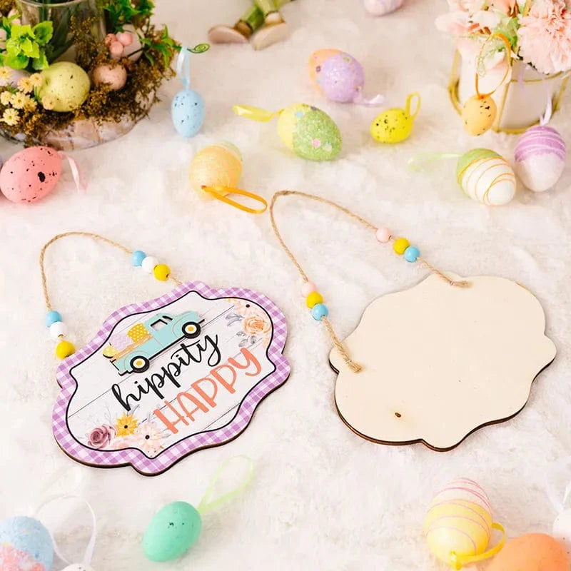 Fashorio Home Decor Accents Easter Wooden Bead Hanging Widget
