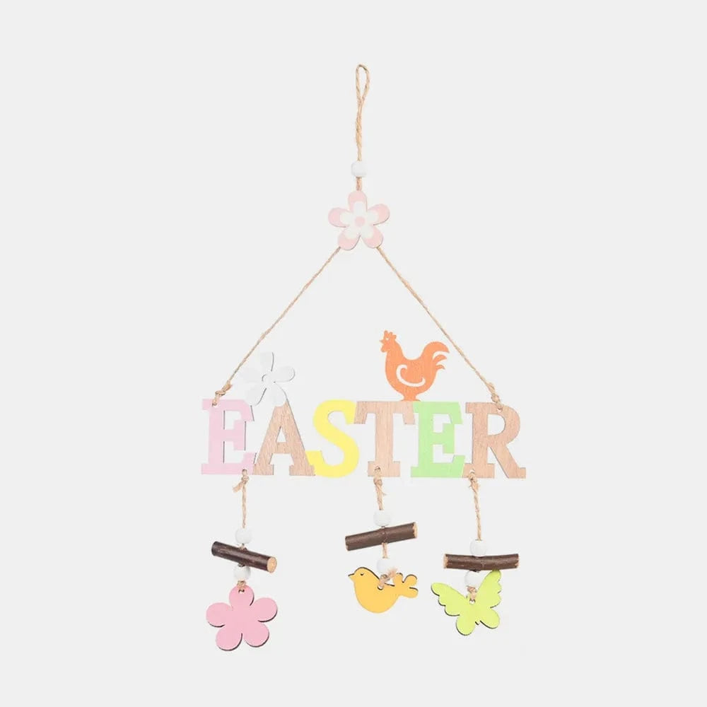 Fashorio Home Decor Accents Easter Wooden Hanging Widget