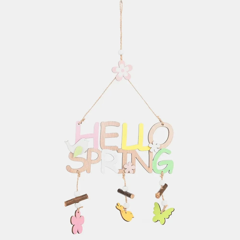 Fashorio Home Decor Accents Easter Wooden Hanging Widget