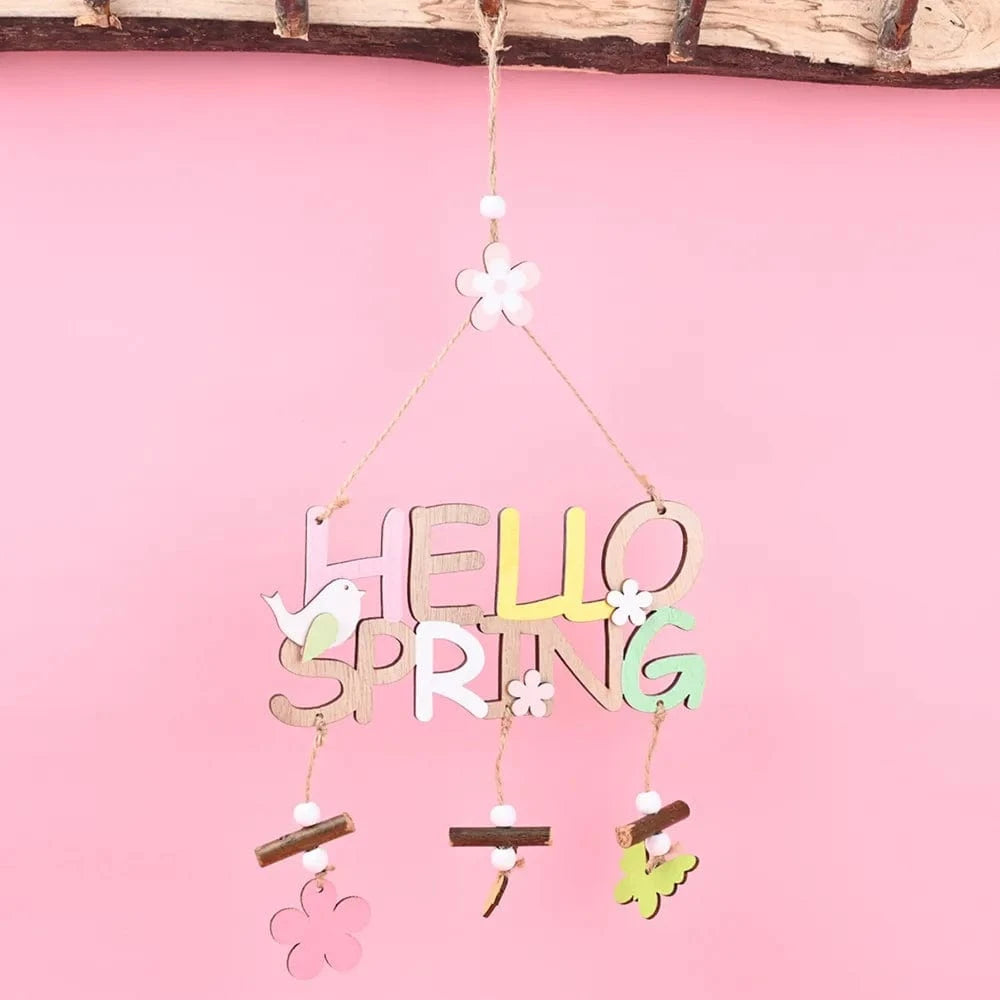 Fashorio Home Decor Accents Easter Wooden Hanging Widget