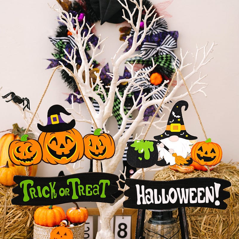 Fashorio Home Decor Accents HALLOWEEN TRICK OR TREAT Hanging Widget