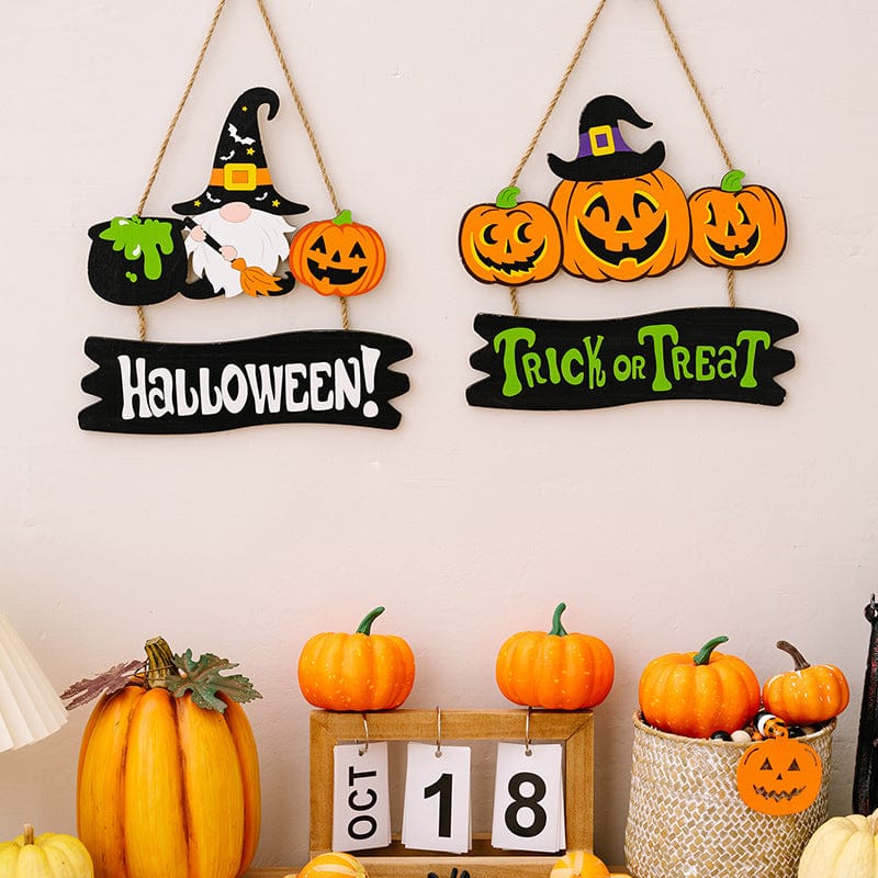 Fashorio Home Decor Accents HALLOWEEN TRICK OR TREAT Hanging Widget
