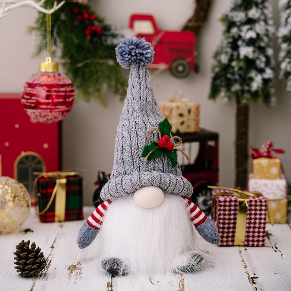 Fashorio Home Decor Accents Light Gray / One Size Light-Up Short Leg Faceless Gnome