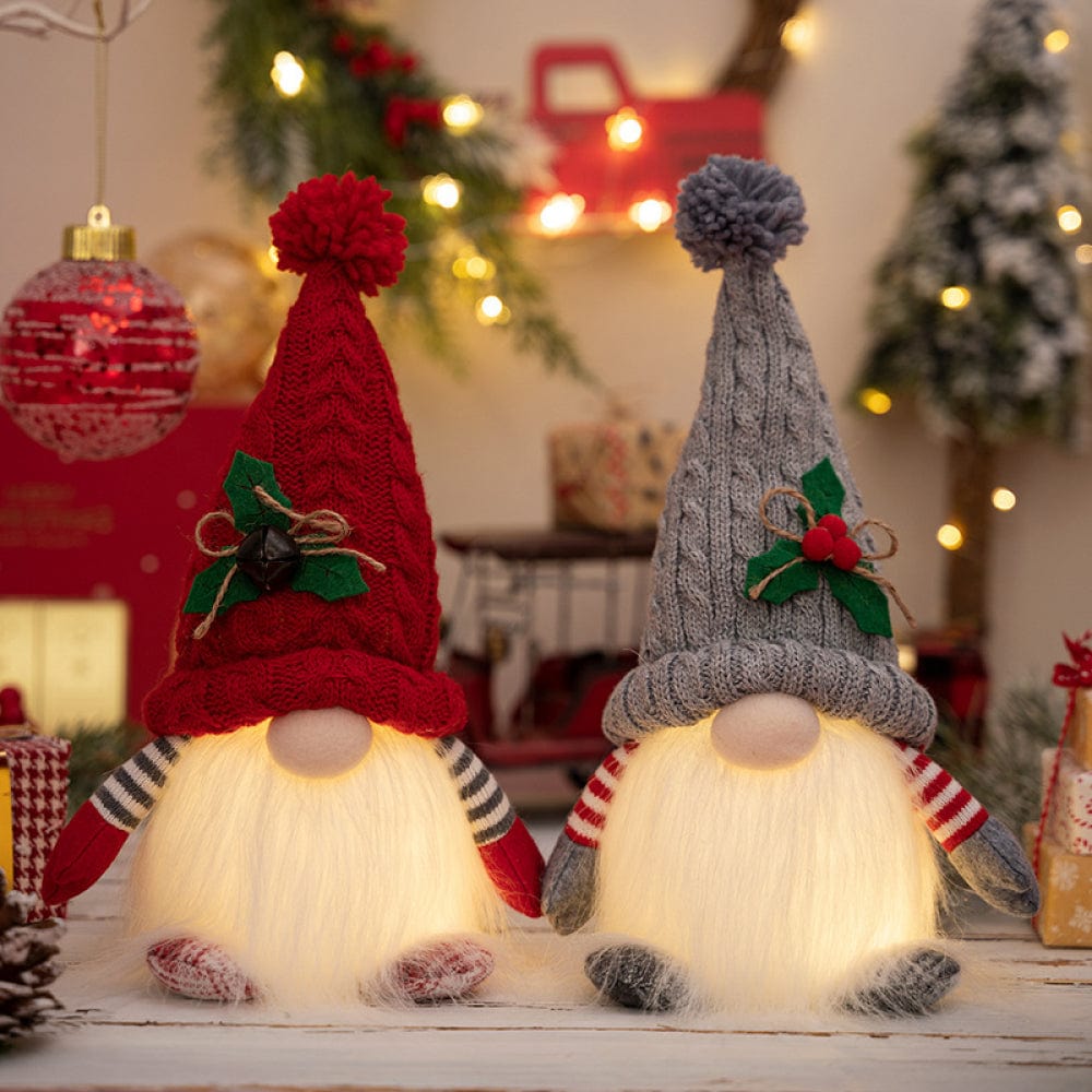 Fashorio Home Decor Accents Light-Up Short Leg Faceless Gnome