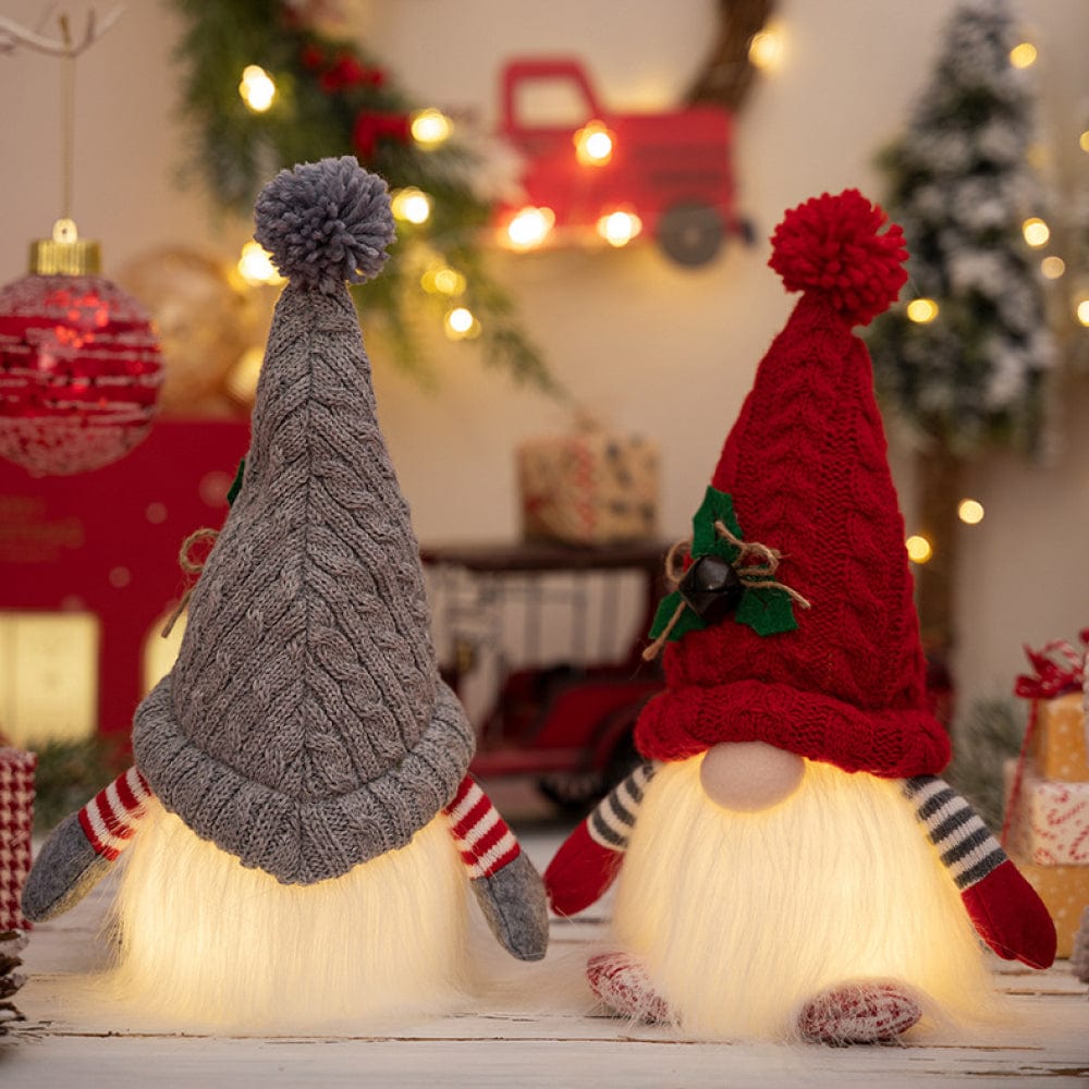 Fashorio Home Decor Accents Light-Up Short Leg Faceless Gnome