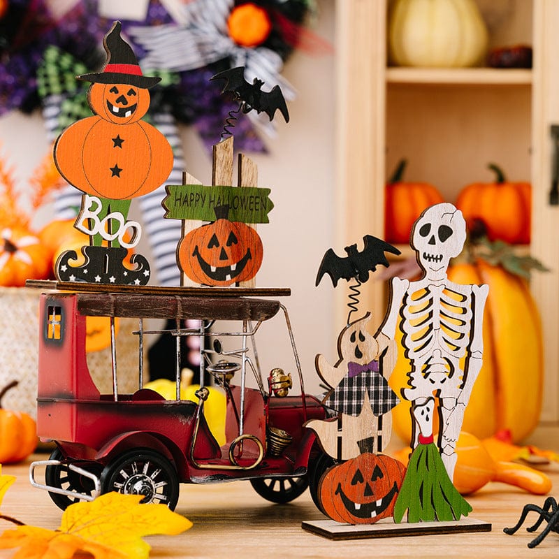 Fashorio Home Decor Accents Multicolor / One Size 2-Piece Halloween Element Decor Ornaments