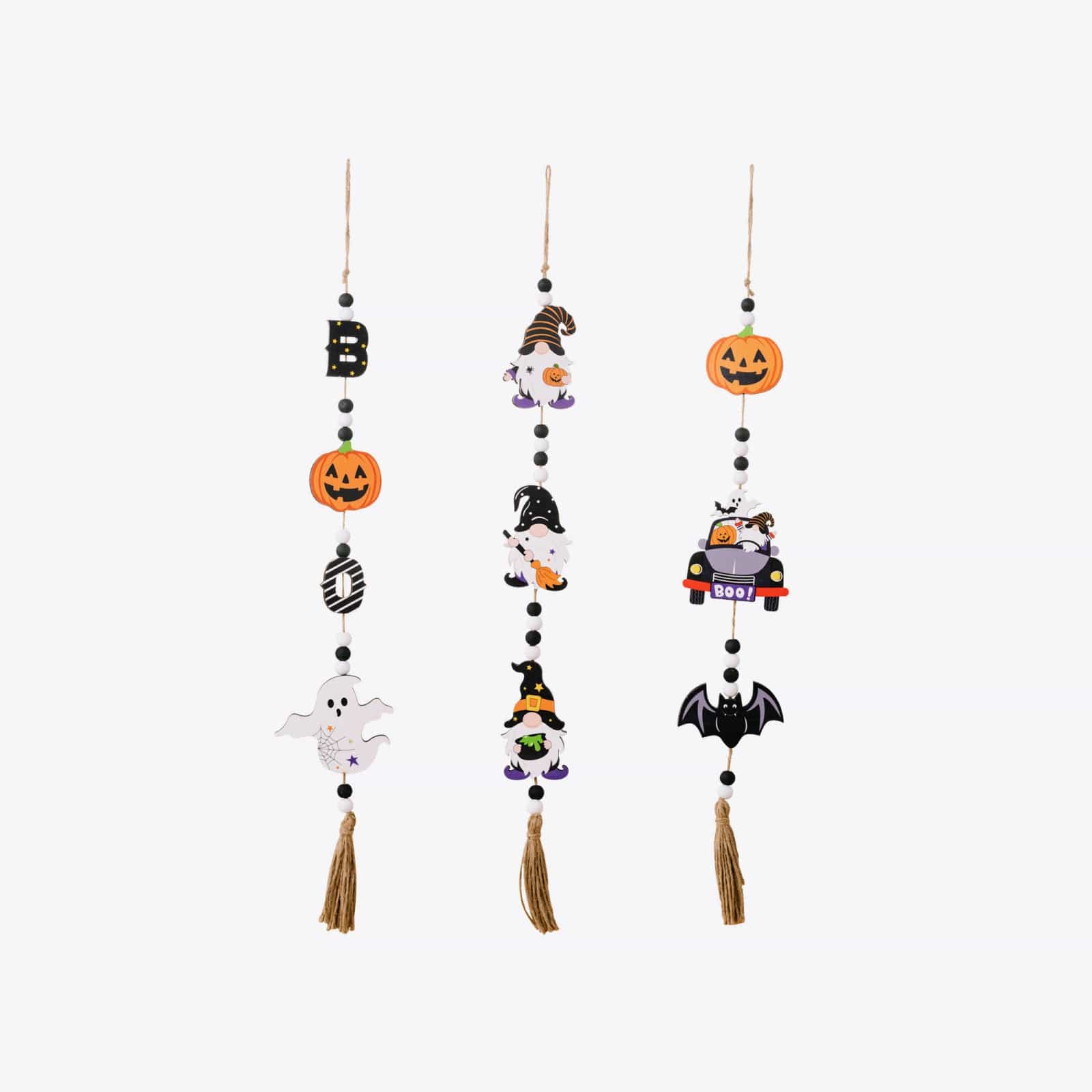 Fashorio Home Decor Accents Multicolor / One Size 3-Piece Halloween Element Hanging Widgets