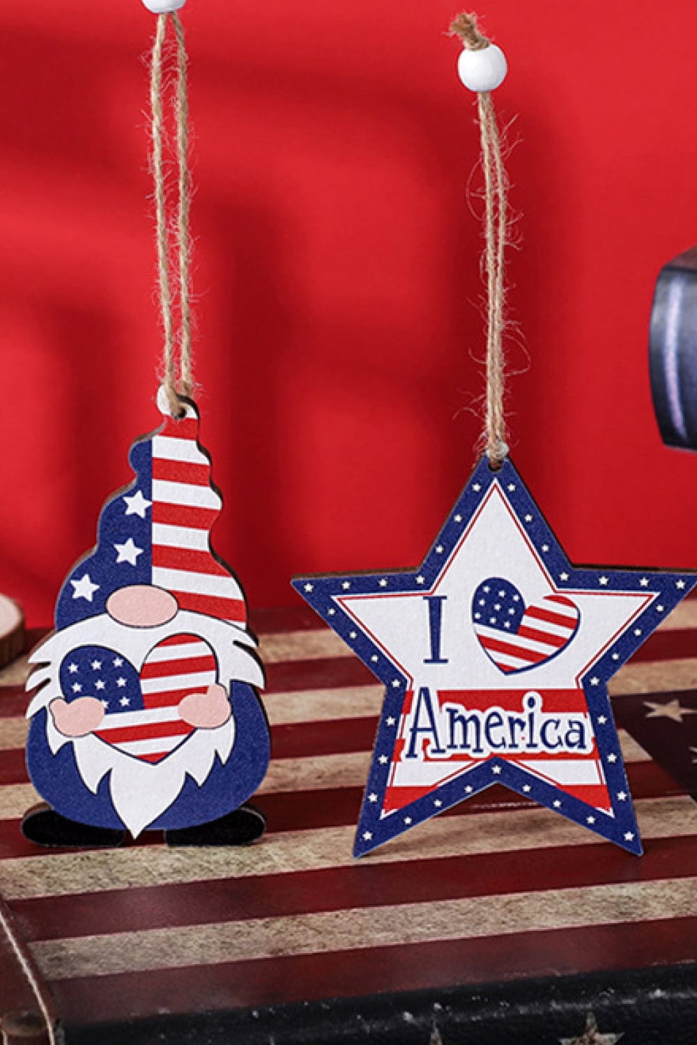 Fashorio Home Decor Accents Multicolor / One Size 7-Piece Independence Day Hanging Ornaments