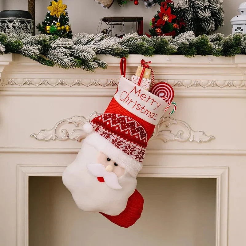 Fashorio Home Decor Accents Style A / One Size Christmas Stocking Hanging Widget