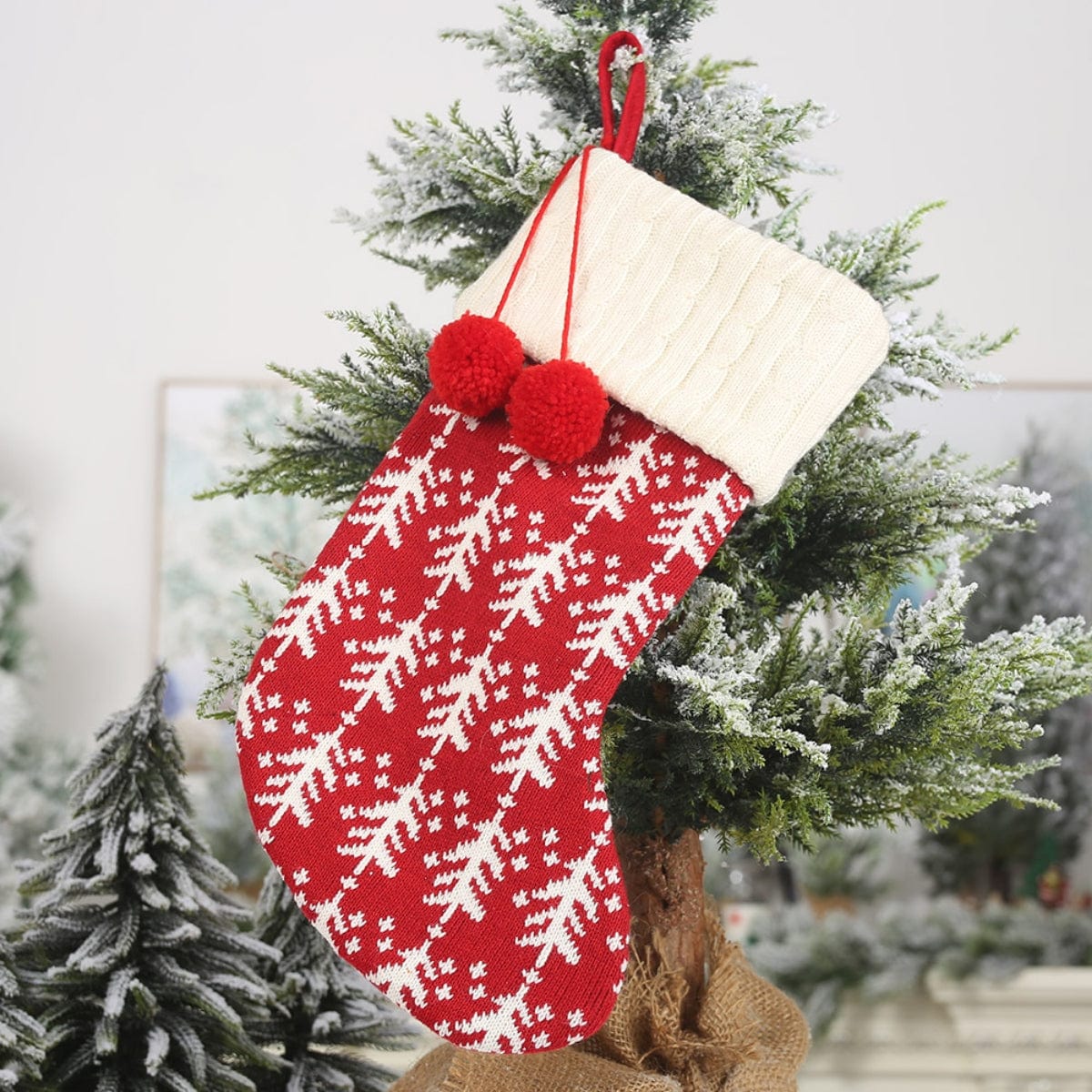 Fashorio Home Decor Accents Style A / One Size Christmas Stocking Hanging Widget