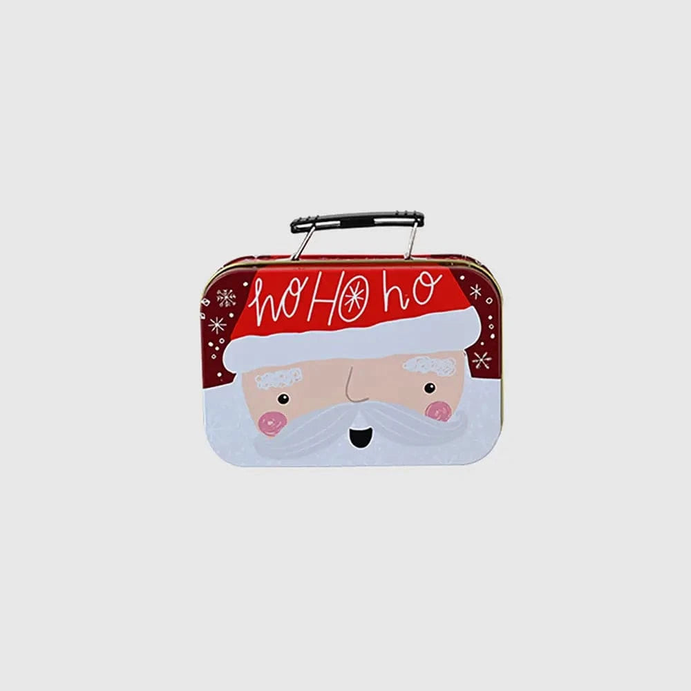 Fashorio Home Decor Accents Style A / One Size Random 1-Piece Christmas Tinplate Box