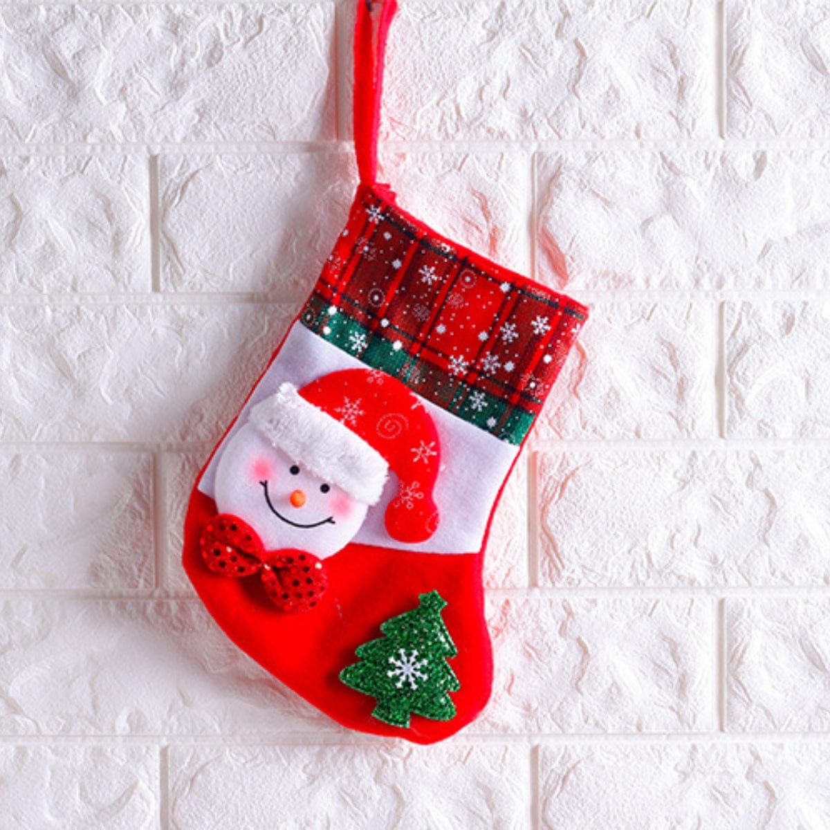 Fashorio Home Decor Accents Style B / One Size Christmas Stocking Hanging Widget