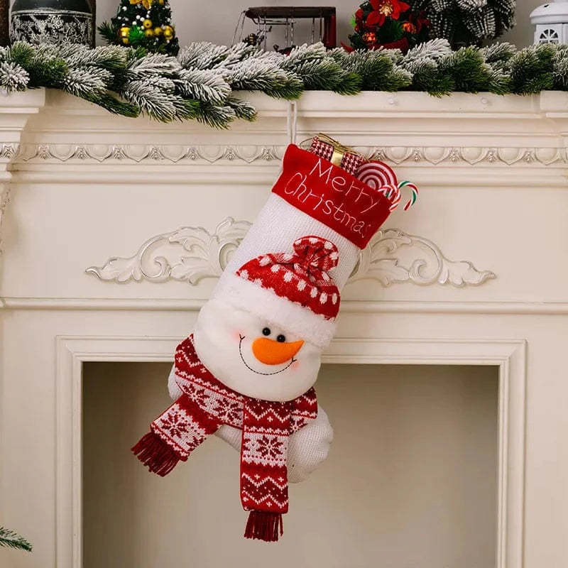 Fashorio Home Decor Accents Style B / One Size Christmas Stocking Hanging Widget