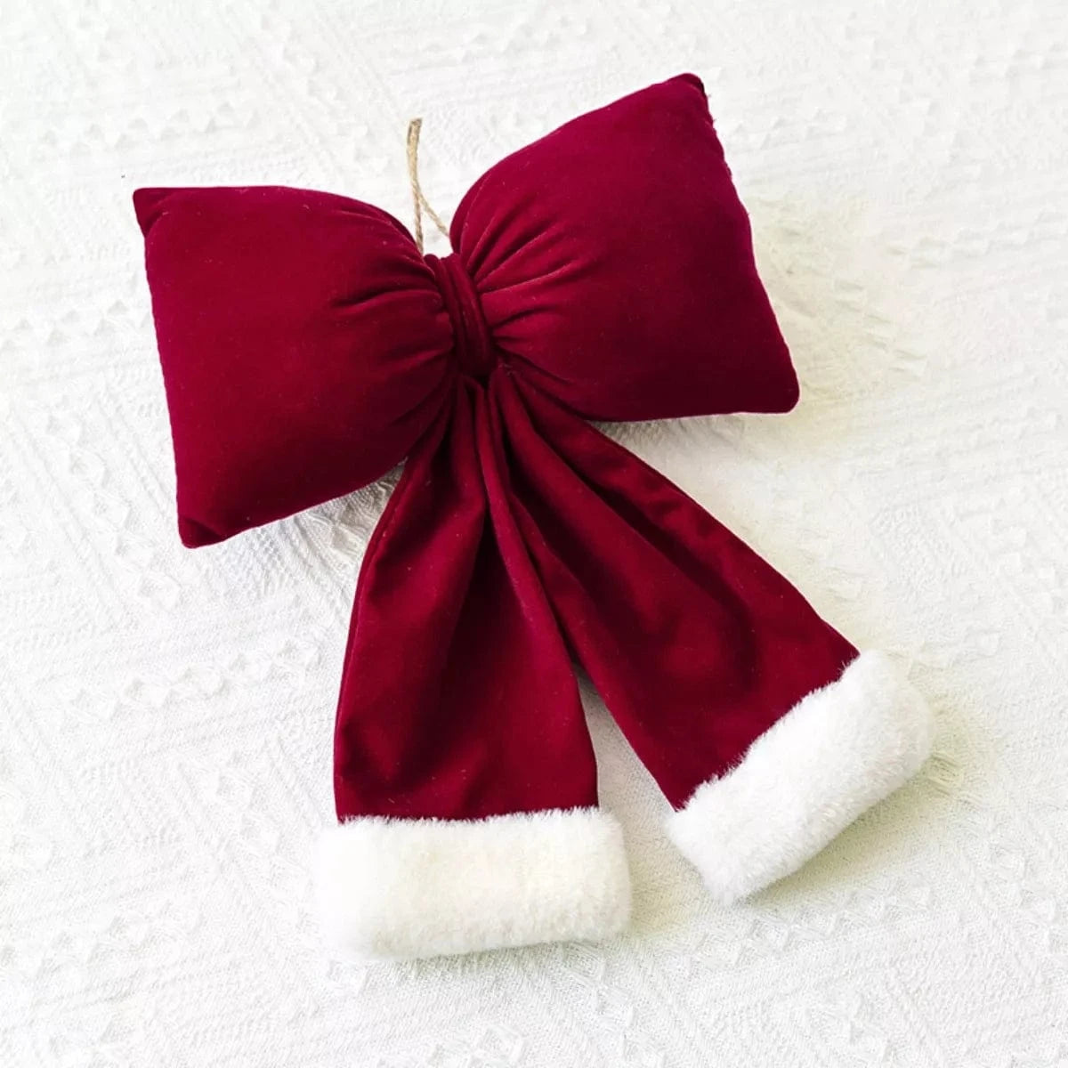 Fashorio Home Decor Accents Style B / One Size Christmas Velvet Bow Hanging Ornament
