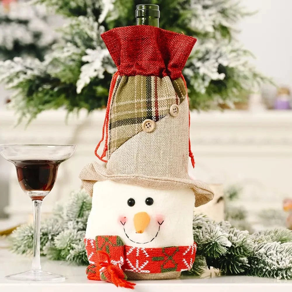 Fashorio Home Decor Accents Style B / One Size Christmas Wine Bottle Cover