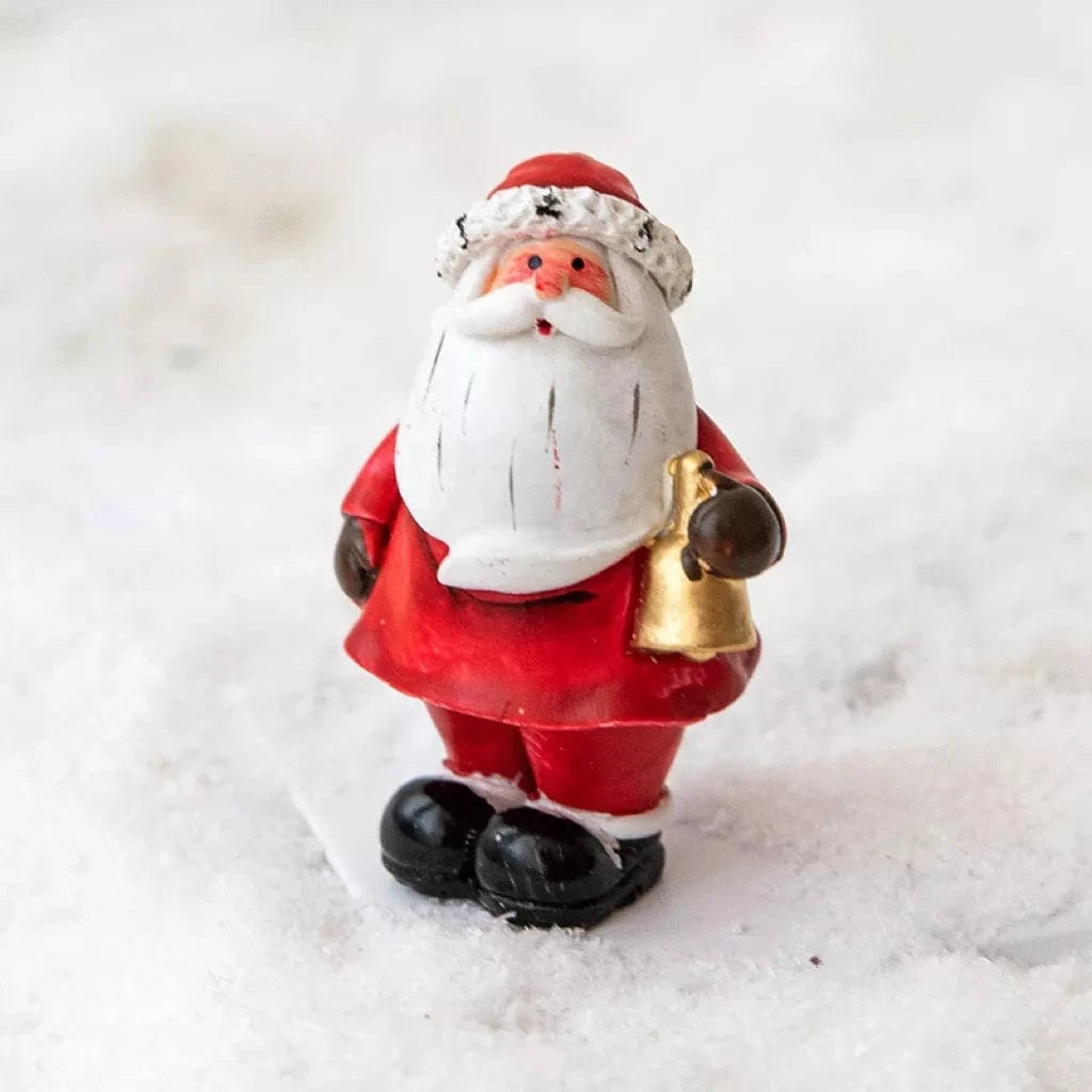 Fashorio Home Decor Accents Style D / One Size Christmas Santa Claus Miniature Figurine Ornament