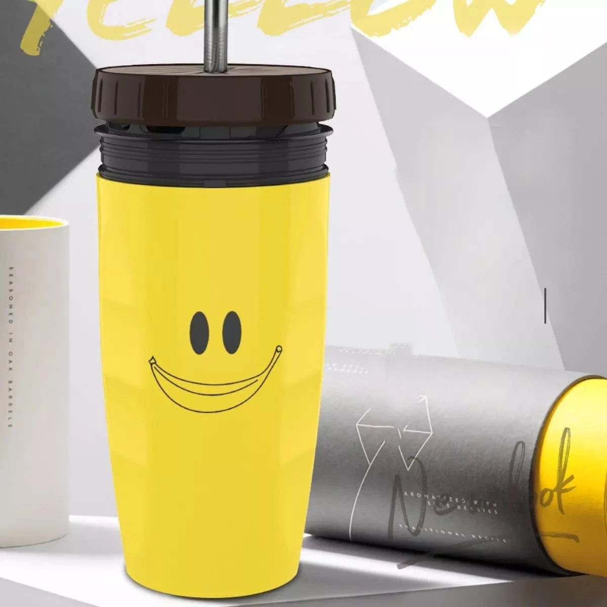 Fashorio Home Decor Accents Style E / One Size Christmas Cartoon Character Kettle with Straw