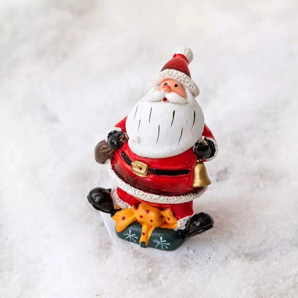 Fashorio Home Decor Accents Style E / One Size Christmas Santa Claus Miniature Figurine Ornament