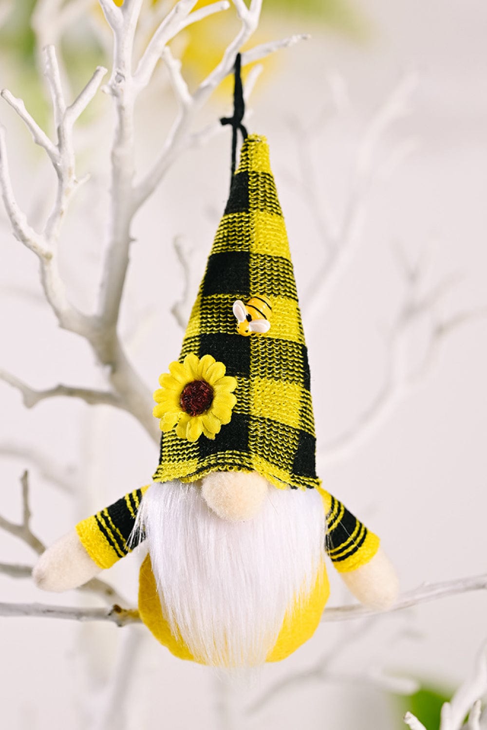 Fashorio Home Decor Accents Yellow / One Size Random 4-Pack Sunflower Faceless Gnome Ornaments