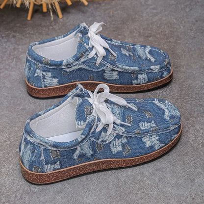 Lace Up Platform Sneakers - Fashorio