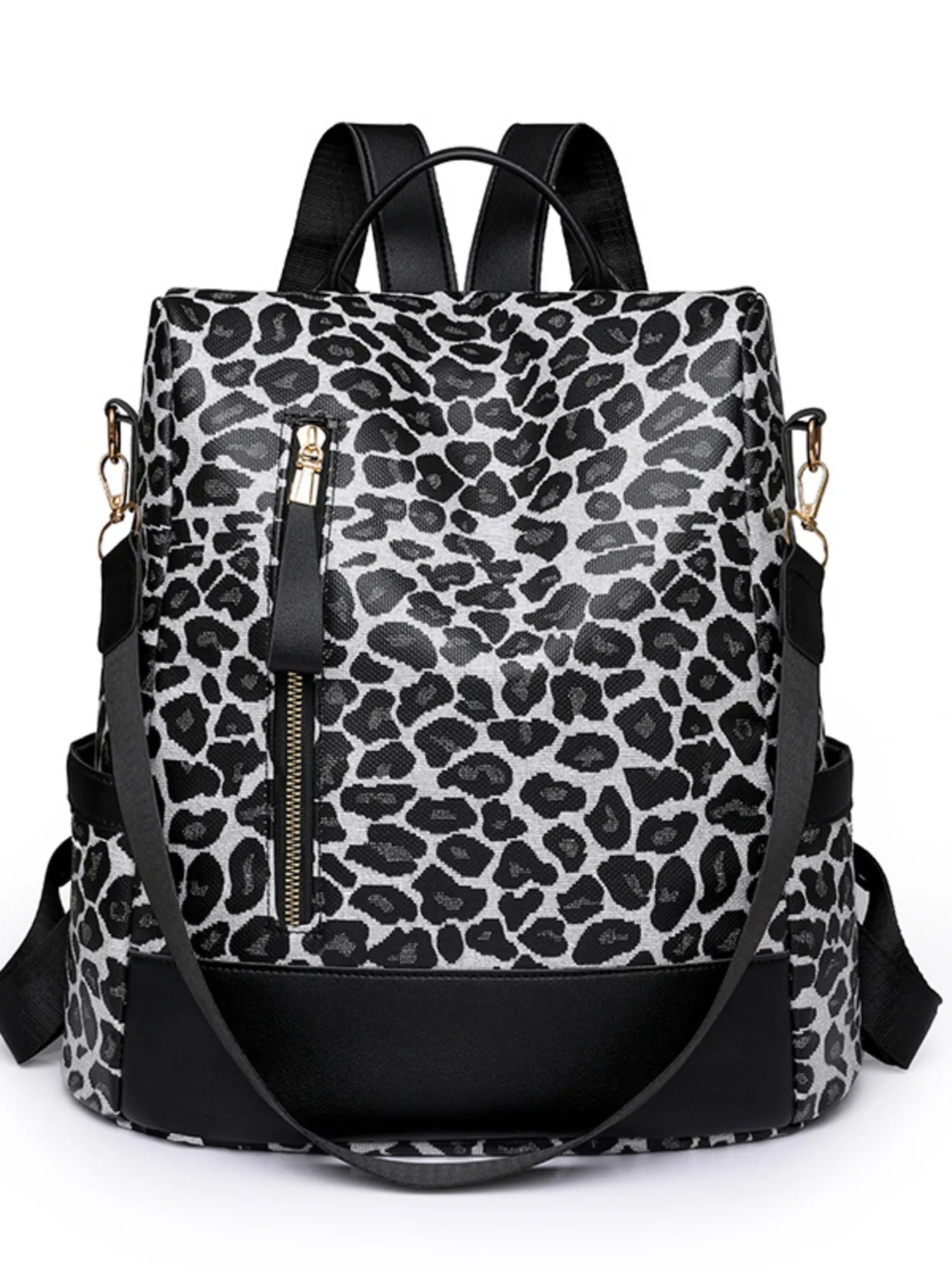 Fashorio Leopard Print Backpack Bag