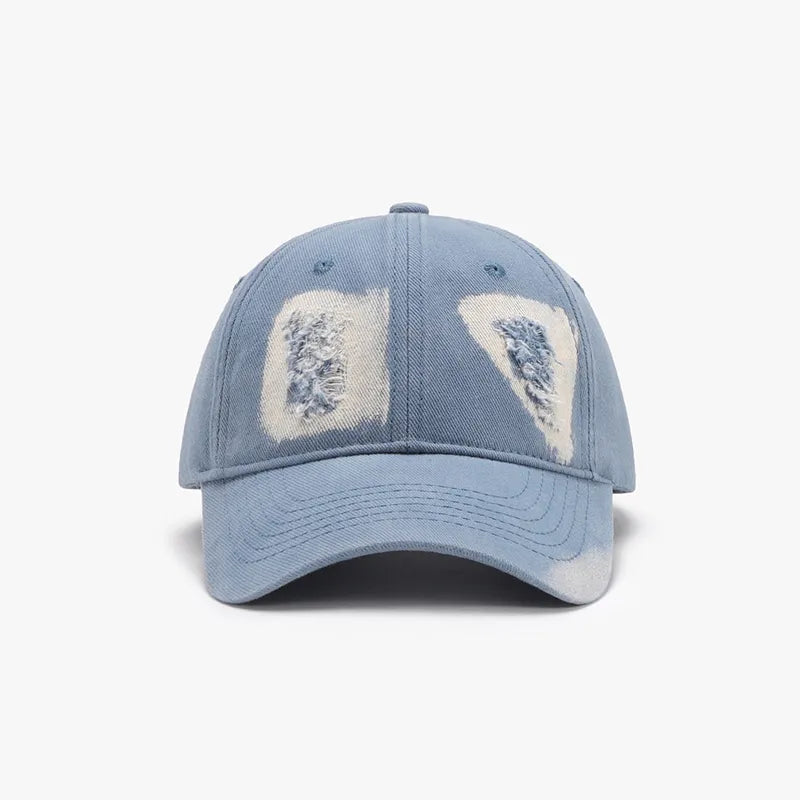 Fashorio Light / One Size Distressed Cotton Baseball Cap