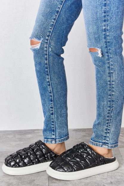 Melody Puffer Plush Slippers - Fashorio