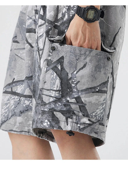 Men's Plus Size Camouflage Cargo Shorts - Fashorio