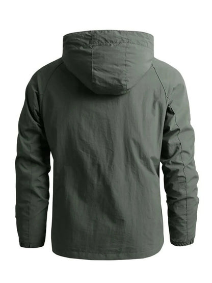 Men's Plus Size Tactical Hooded Softshell Jacket - Fashorio