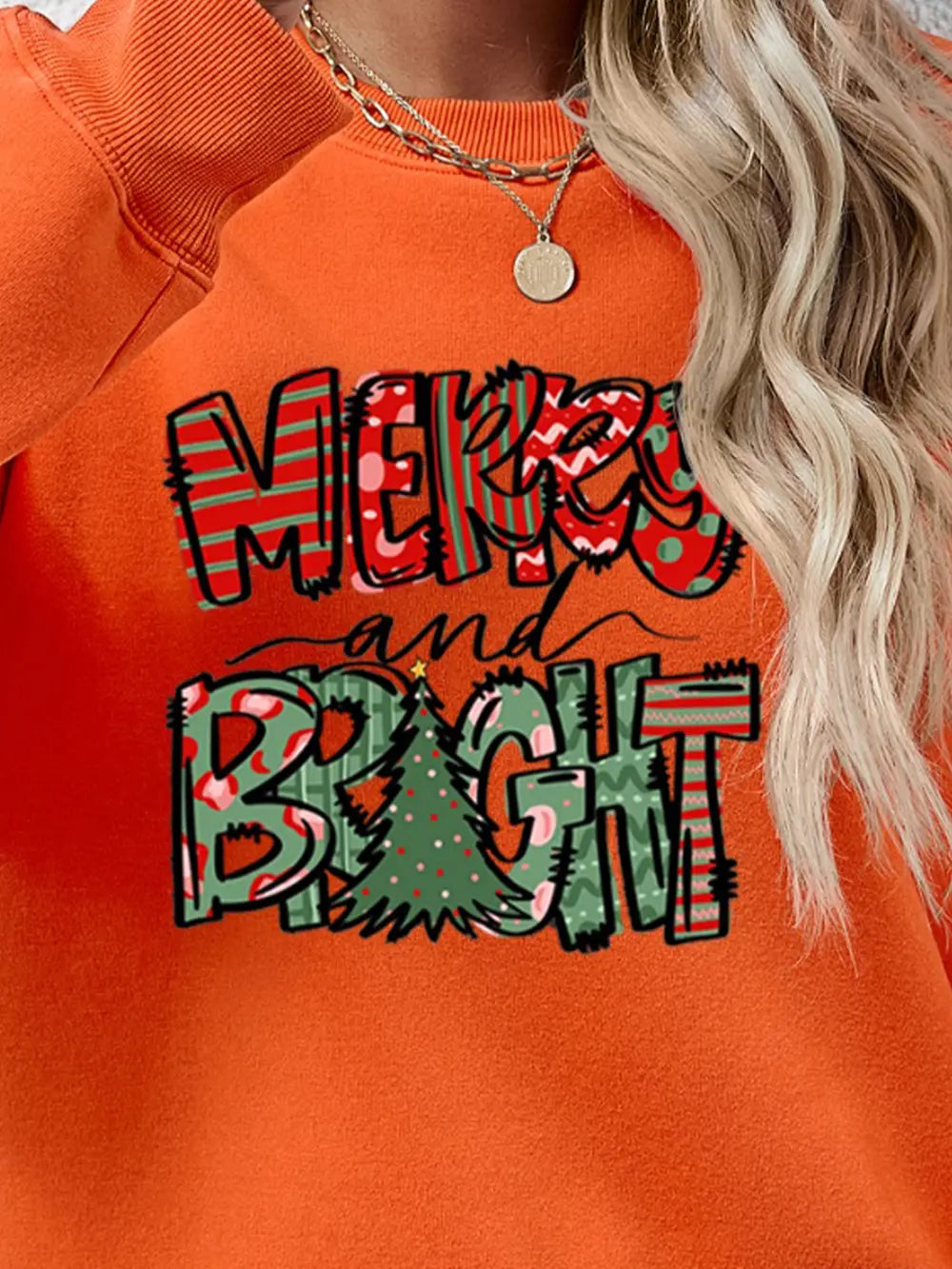 Fashorio MERRY AND BRIGHT Long Sleeve Sweatshirt