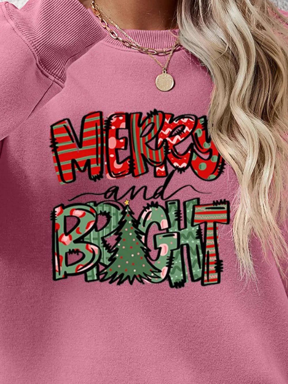 Fashorio MERRY AND BRIGHT Long Sleeve Sweatshirt
