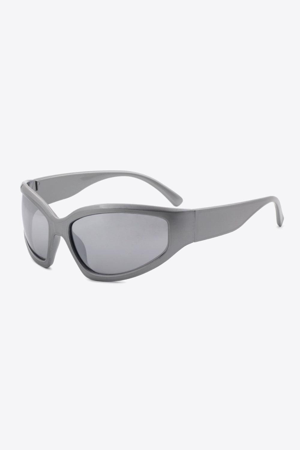 Fashorio Mid Gray / One Size UV400 Polycarbonate Cat-Eye Sunglasses