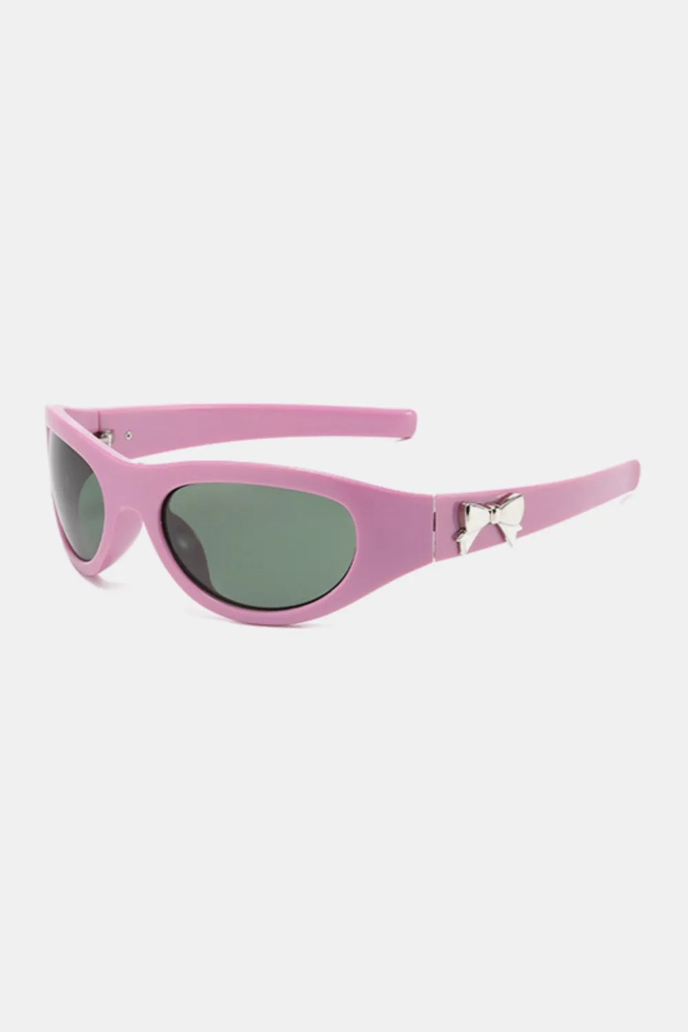 Fashorio Moonlit Mauve / One Size Polycarbonate Frame Cat-Eye Sunglasses