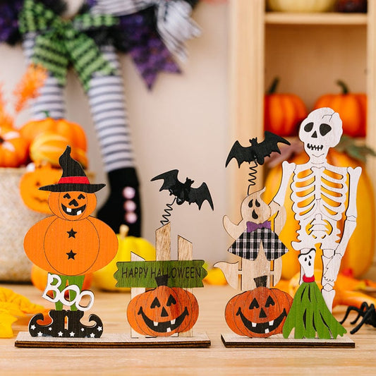 2-Piece Halloween Element Decor Ornaments Multicolor One Size - Fashorio