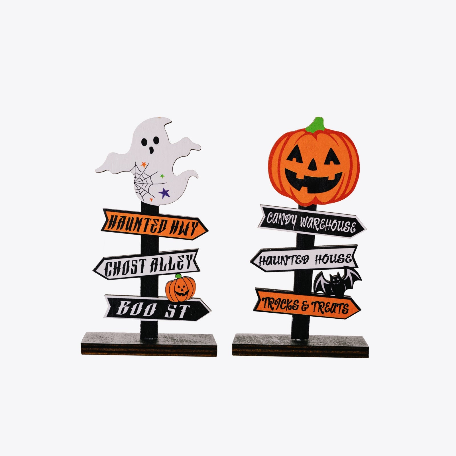 Fashorio Multicolor / One Size 2-Piece Halloween Element Decor Ornaments