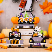 Fashorio Multicolor / One Size 3-Piece Halloween Element Car-Shape Ornaments