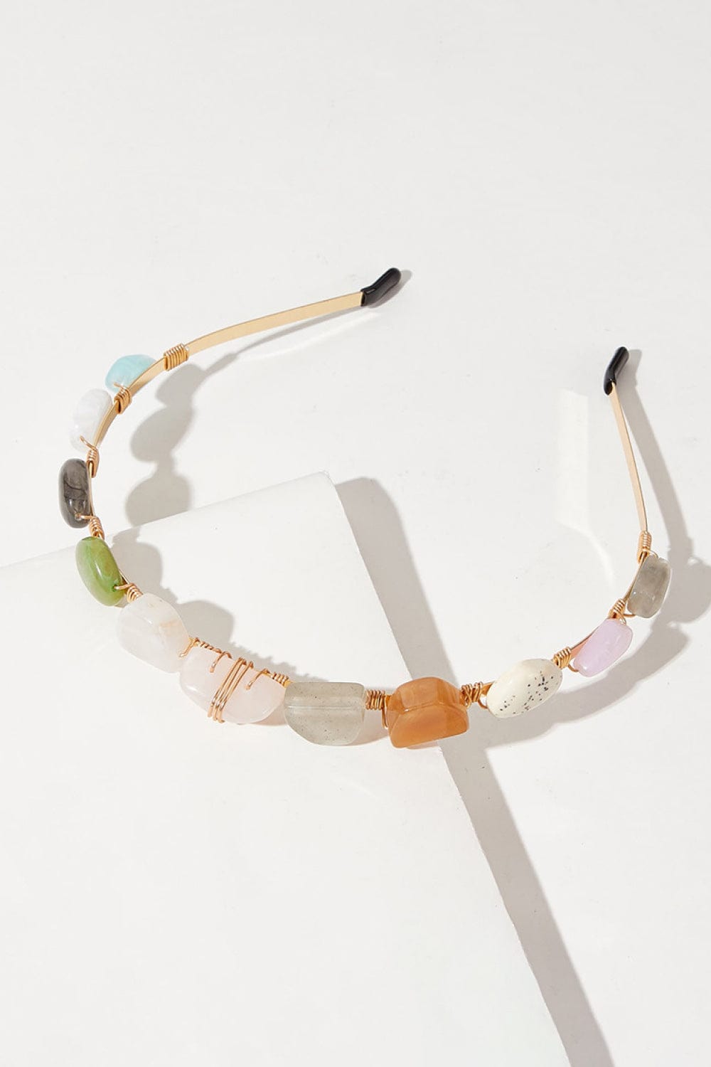 Fashorio Multicolor / One Size Resin Copper Headband