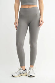 Fashorio NEW PEWTER / S MONO B Venice Cloud Light Sculpt High-Waisted Leggings